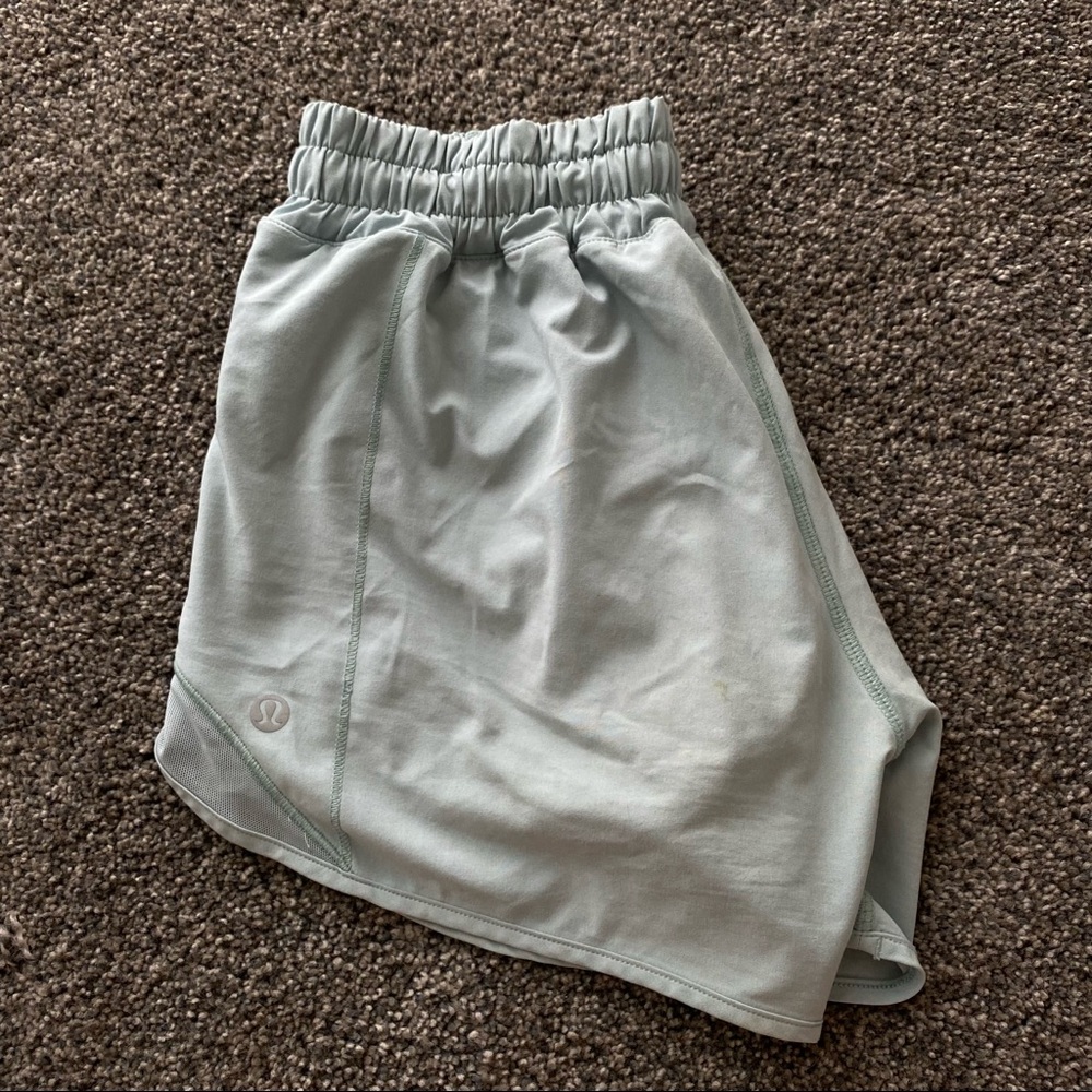 COPY - LULULEMON Hotty Hot 4” Light Teal